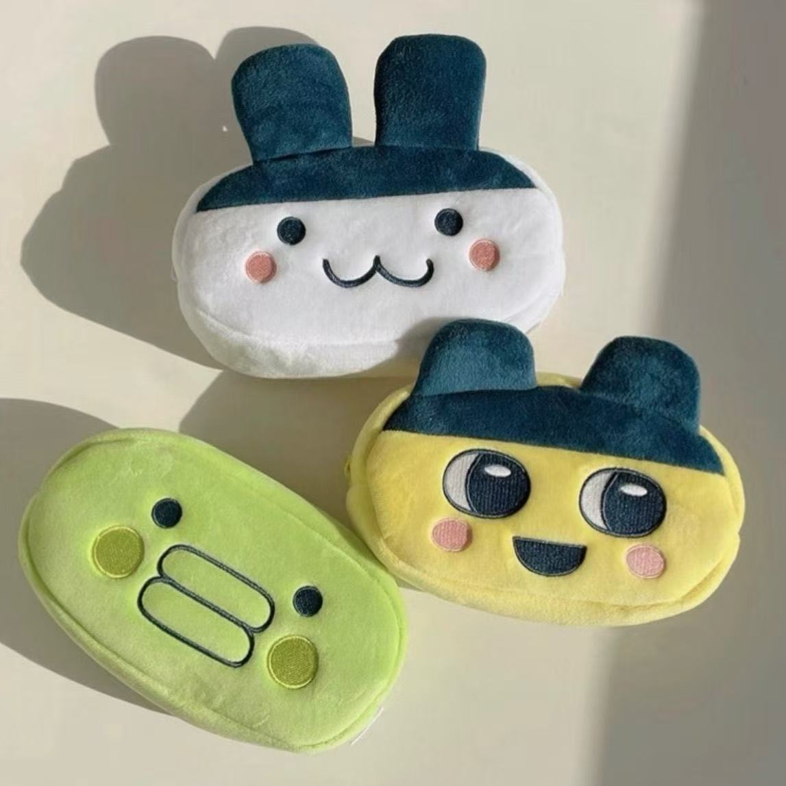 Pencil Case Large - 귀여운 다마고치 플러시 필통 레트로 디지털