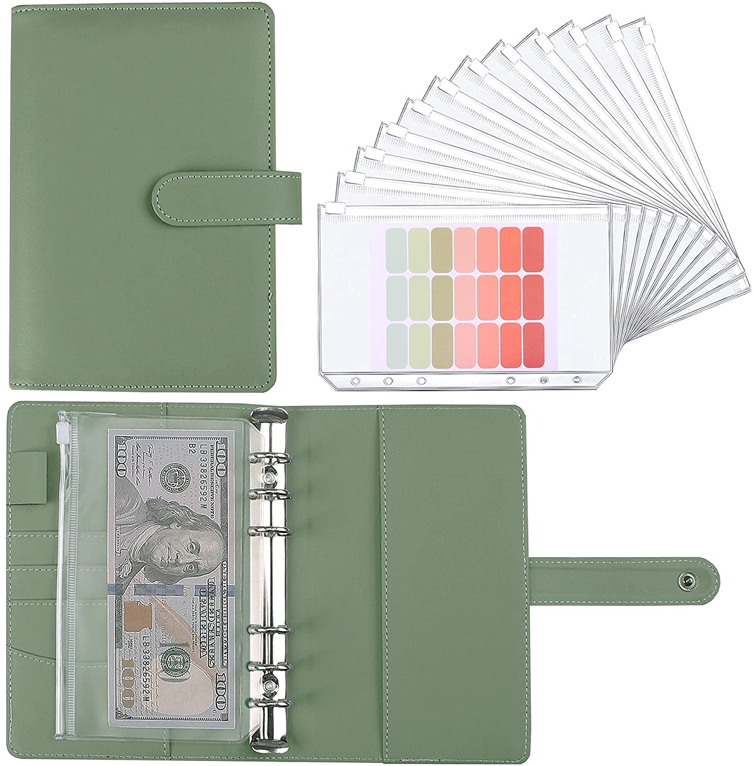 Planner Weekly Budget - A6 예산 바인더 플래너 12 개,