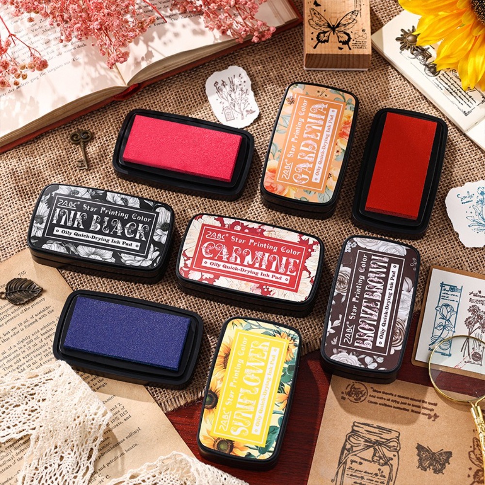 Self Inking Stamp - 새로운 다채로운 잉크 패드 직사각형 사용이