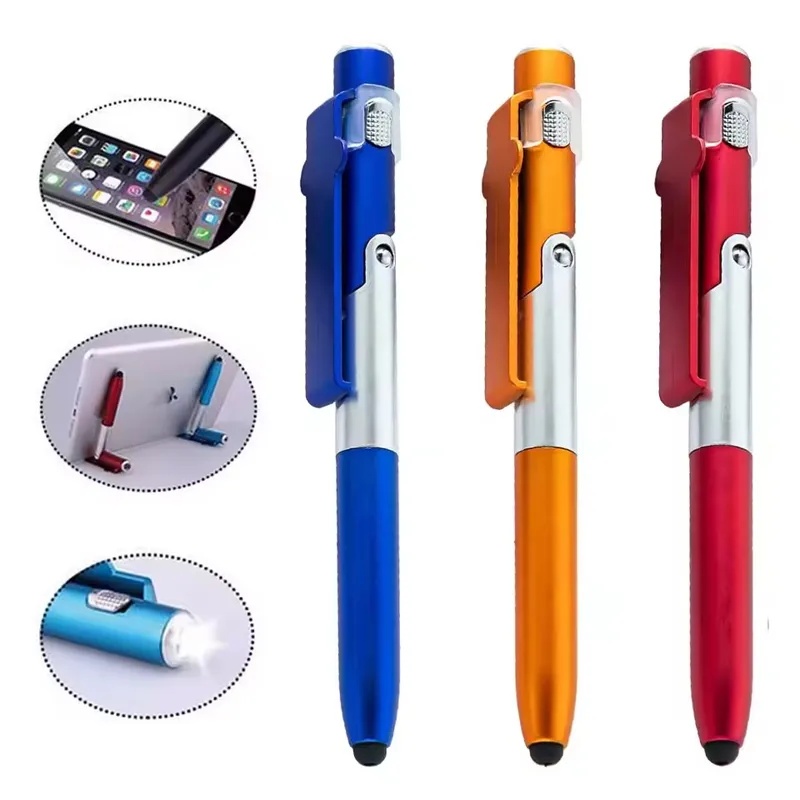 4 in 1 다기능 볼펜 LED 라이트 접이식 휴대폰  - Stationery Supply 리뷰 및 가격