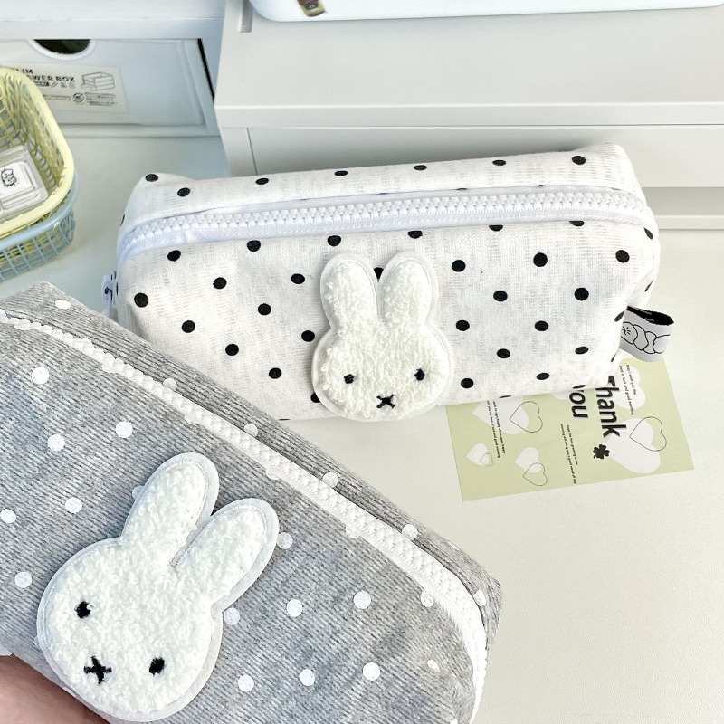 미피 토끼 귀여운 창의적인 만화 패턴 학습용 문구류,  - Pencil Case Large 리뷰 및 가격
