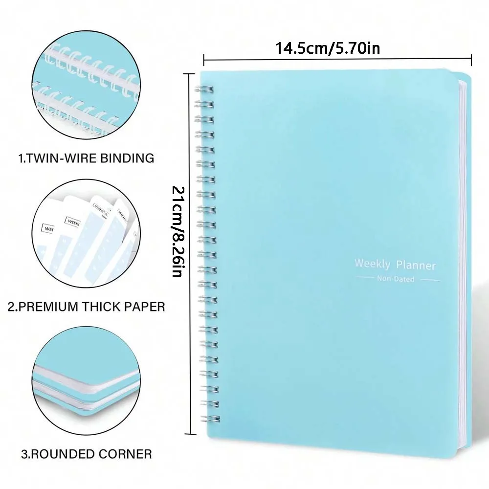 A5 위클리 플래너 코일 데일리 플래너 심플하고 스타일 - Planner Weekly Budget 리뷰 및 가격