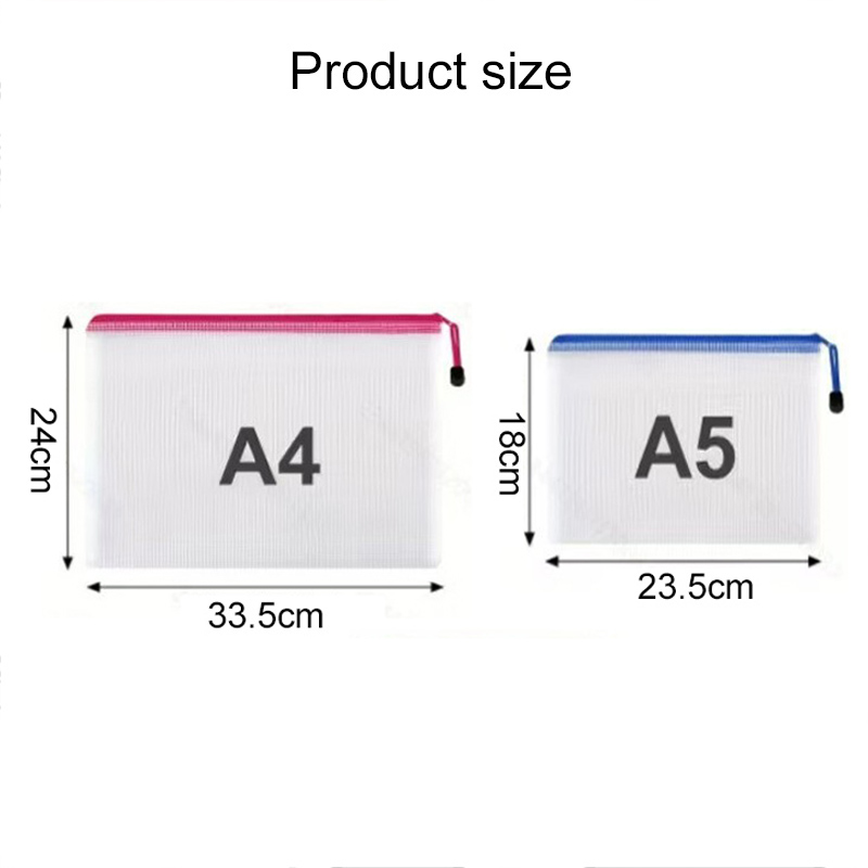 5pcs 편지지 보관 가방 A4/A5 문서 폴더 그리드 - Portfolio Folder Zip 리뷰 및 가격