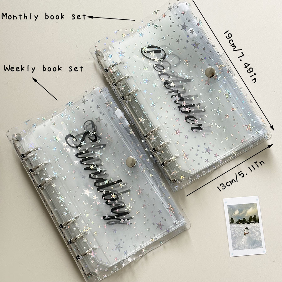 Sharkbang 새로운 도착 1 세트 A6 월간/주간 - Planner Weekly Budget 리뷰 및 가격