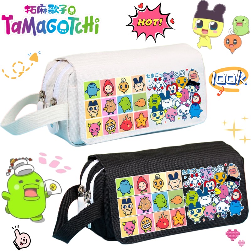 다마고치 쿠키파치 미미치 마메치 애니메이션 주변기기 만 - Pencil Case Large 리뷰 및 가격