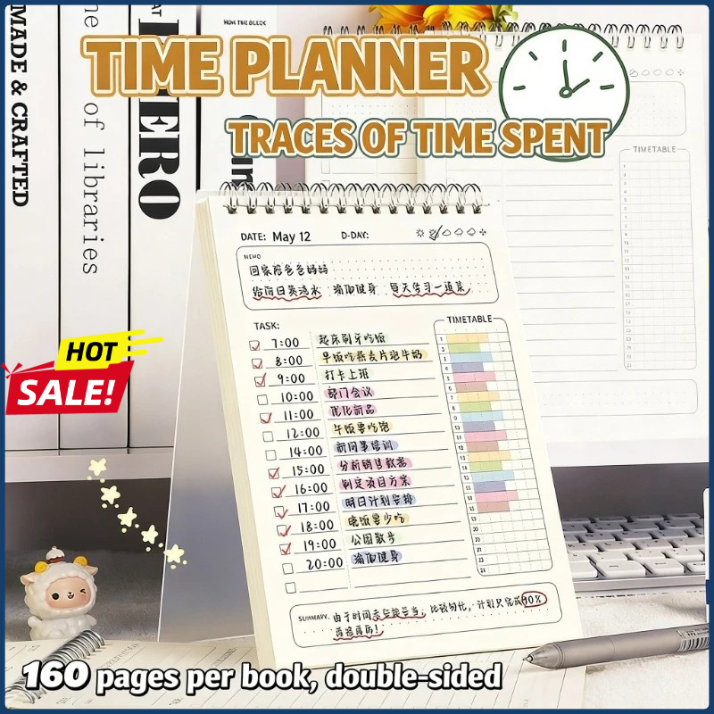 2PCS 플래너 아젠다 스파이럴 A5 노트 일정표 일일 - Office Stationery Supply List 리뷰 및 가격