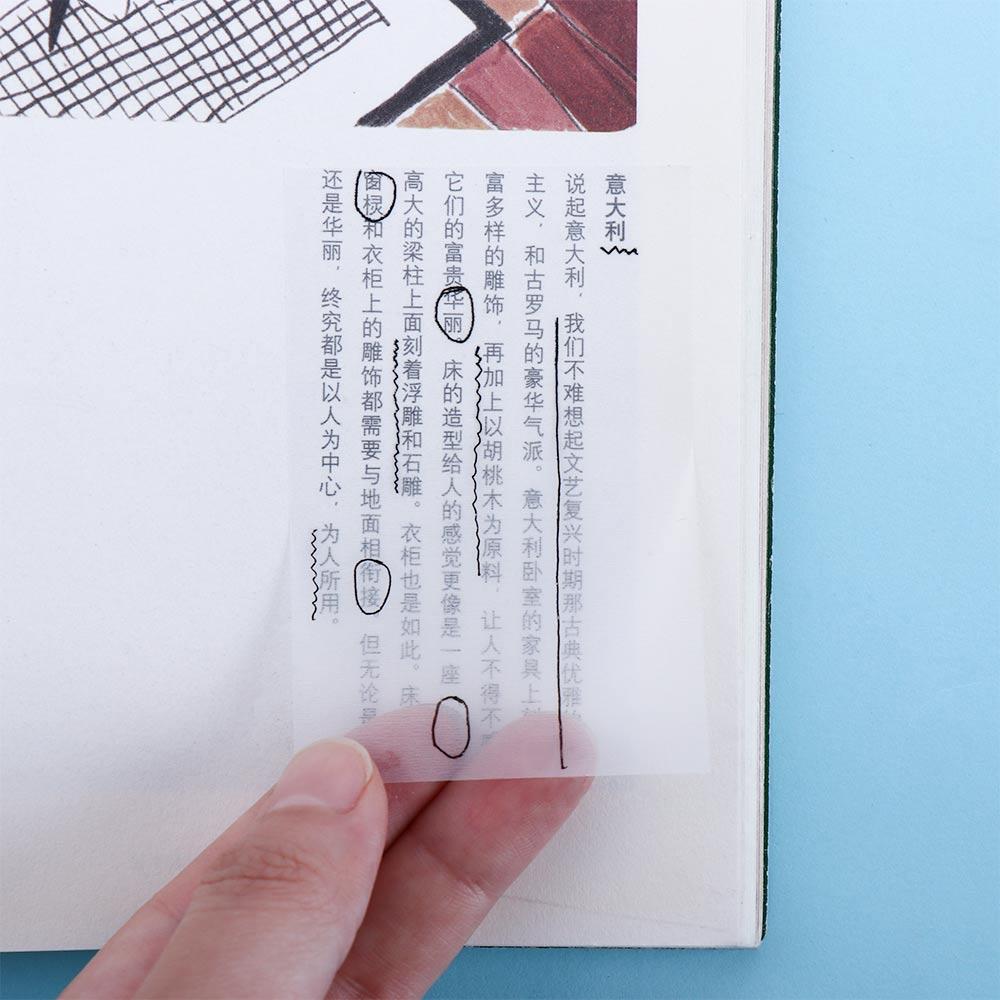사무실 학교 용품 문구 스티커 자가 접착 투명 스티커  - Office Stationery Supply List 리뷰 및 가격