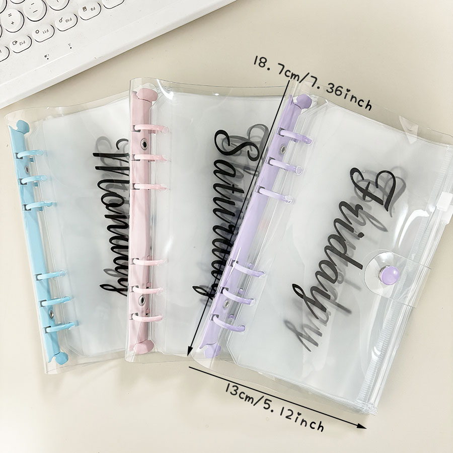 SKYSONIC 1 세트 A6 마카롱 바인더 예산 플래 - Planner Weekly Budget 리뷰 및 가격