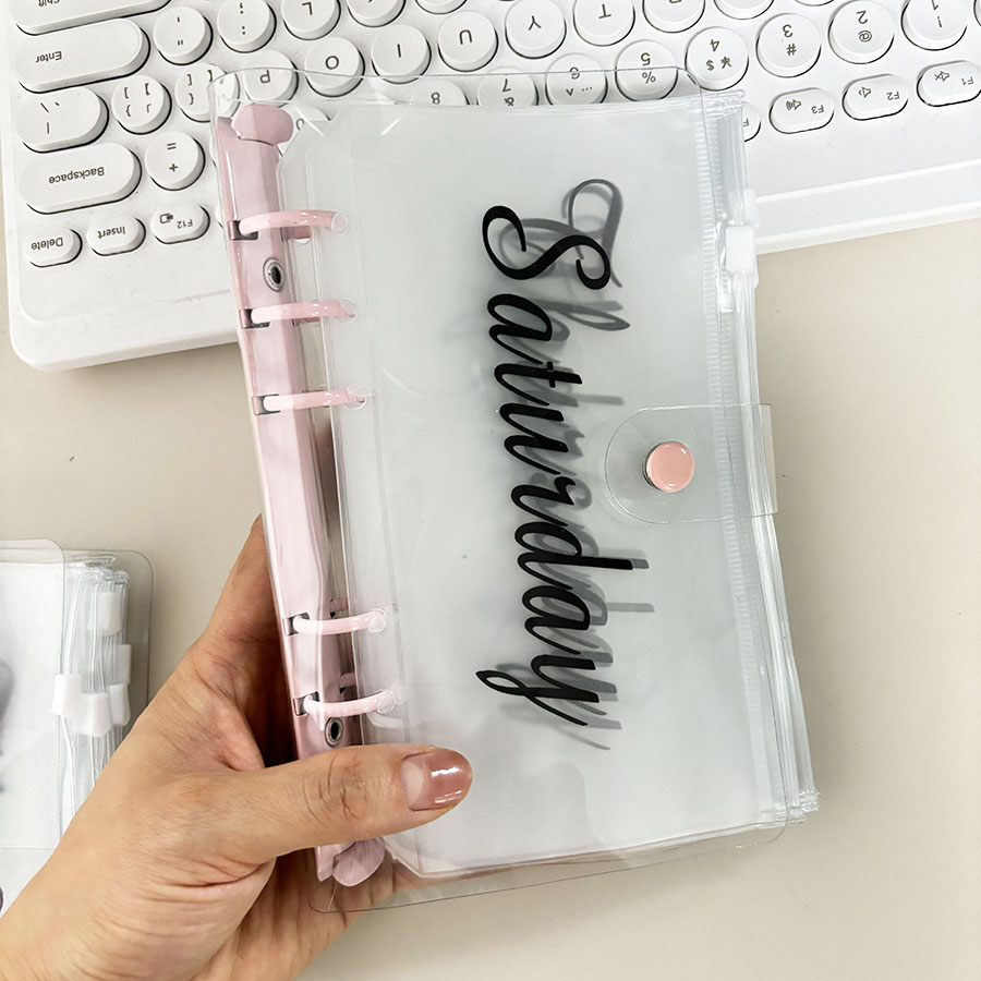 SKYSONIC 1 세트 A6 마카롱 바인더 예산 플래 - Planner Weekly Budget 리뷰 및 가격