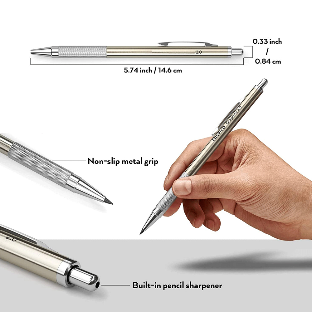 2.0mm 2B 기계식 연필 컬러/블랙 리필이 포함된  - Ideal Stationery & Office Supply 리뷰 및 가격