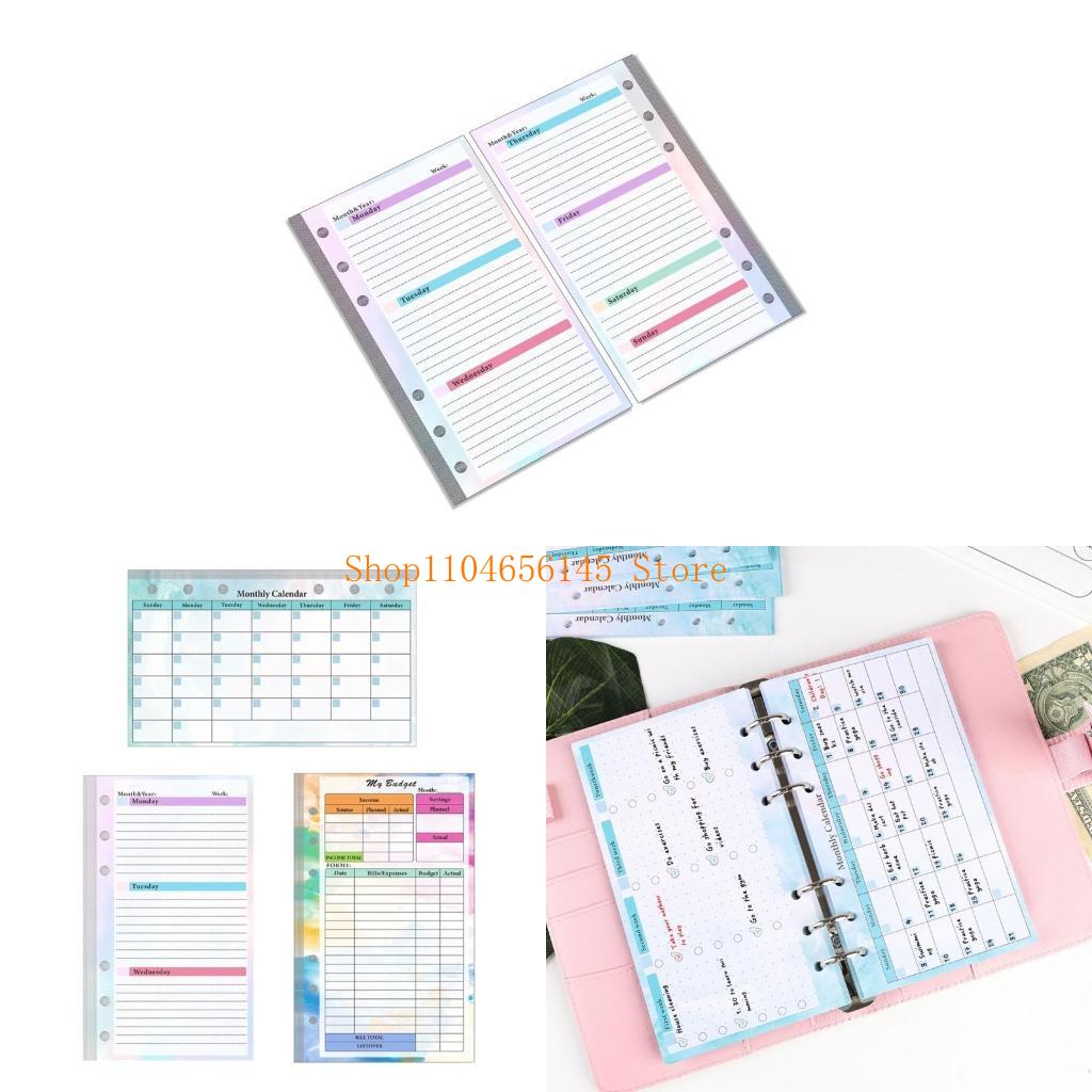 루즈 리프 리필 용지, 줄지 있는 시트, 예산/주간/월 - Planner Weekly Budget 리뷰 및 가격