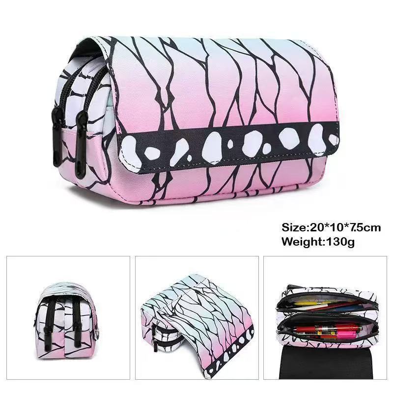 데몬 슬레이어 대용량 플립탑 필통 휴대용 화장품 가방  - Pencil Case Large 리뷰 및 가격