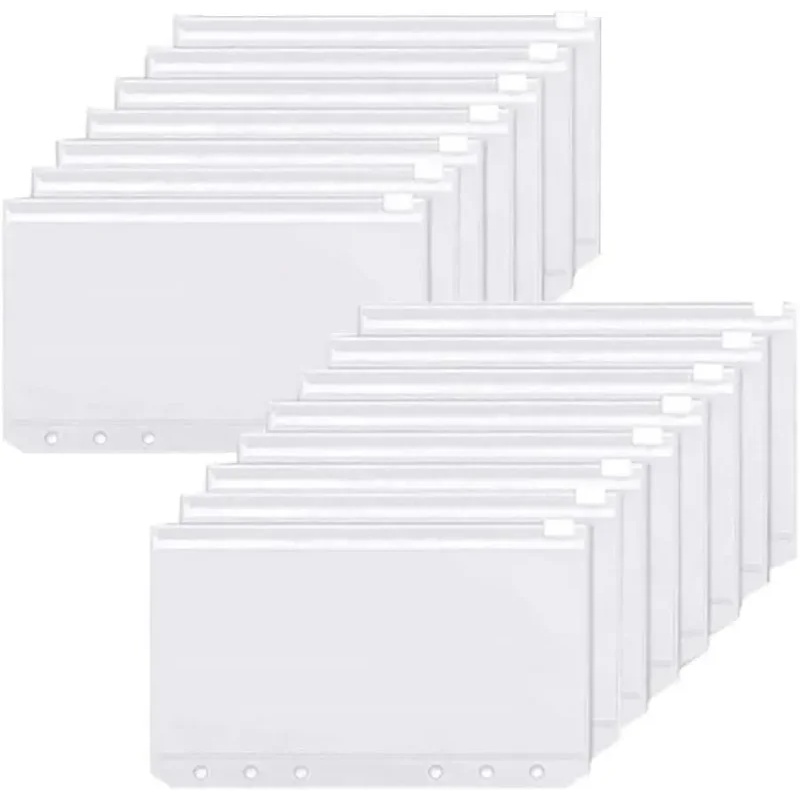 6-30PCS 바인더 포켓 A6 6홀 지퍼 바인더 포켓 - Planner Weekly Budget 리뷰 및 가격