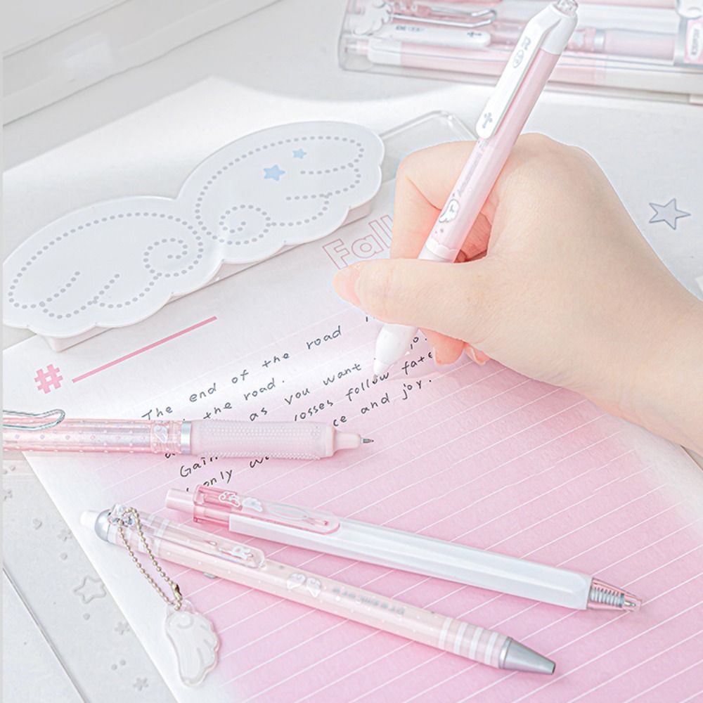 새로운 고품질 4개 세트 0.5mm 펄 엔젤 젤 펜 세 - Gel Ink Pen Set 리뷰 및 가격